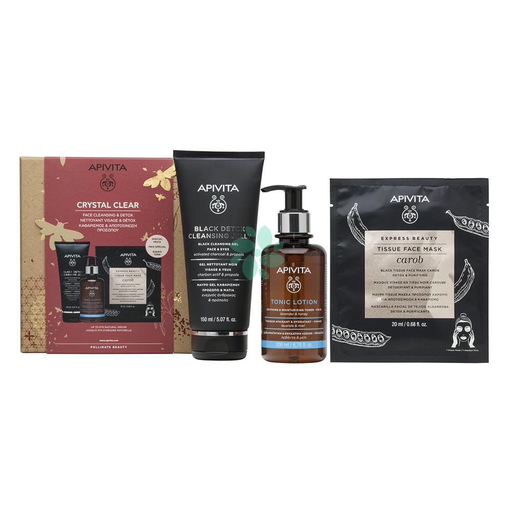 Apivita limpiador detox negro + tónico facial