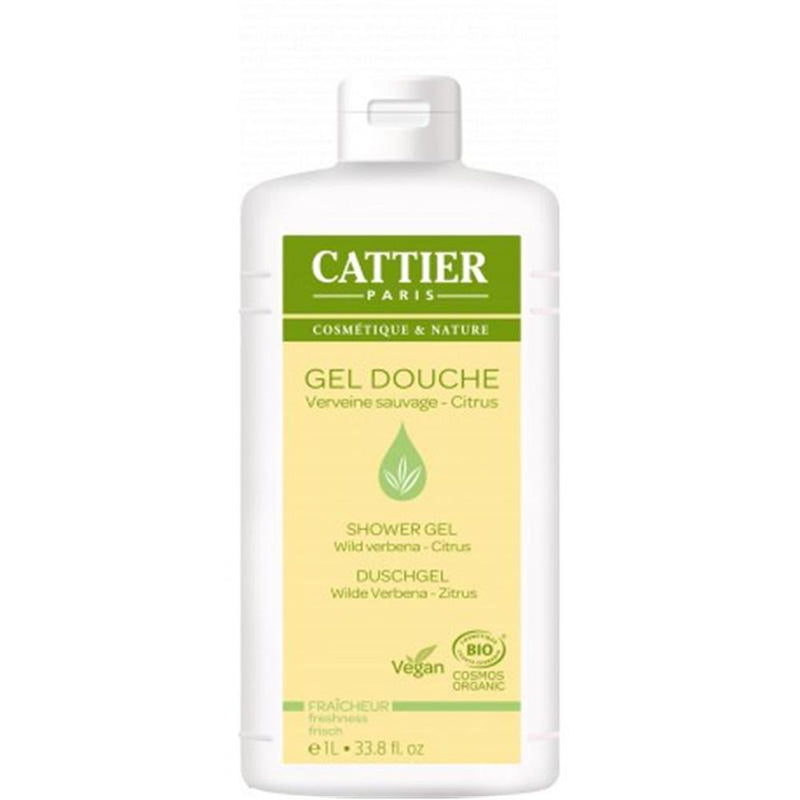 Cattier gel ducha refrescante verbena 1l