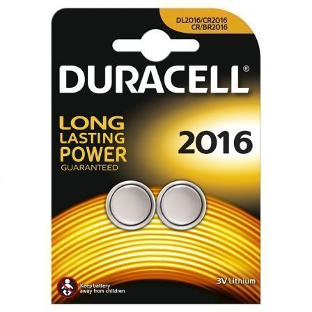 Pack de 2 Pilas de Botón Duracell DL2016B2 3V