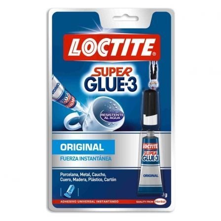 Loctite Super Glue-3 Adhesivo Instantáneo Universal 3g