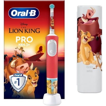 Cepillo Dental Eléctrico Oral-B Pro Kids 3 Rey León con Recambio